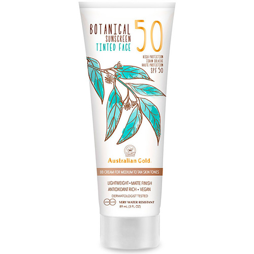 Beauty BB & CC Creme Australian Gold Botanical Spf50 Tinted Face medium-tan 