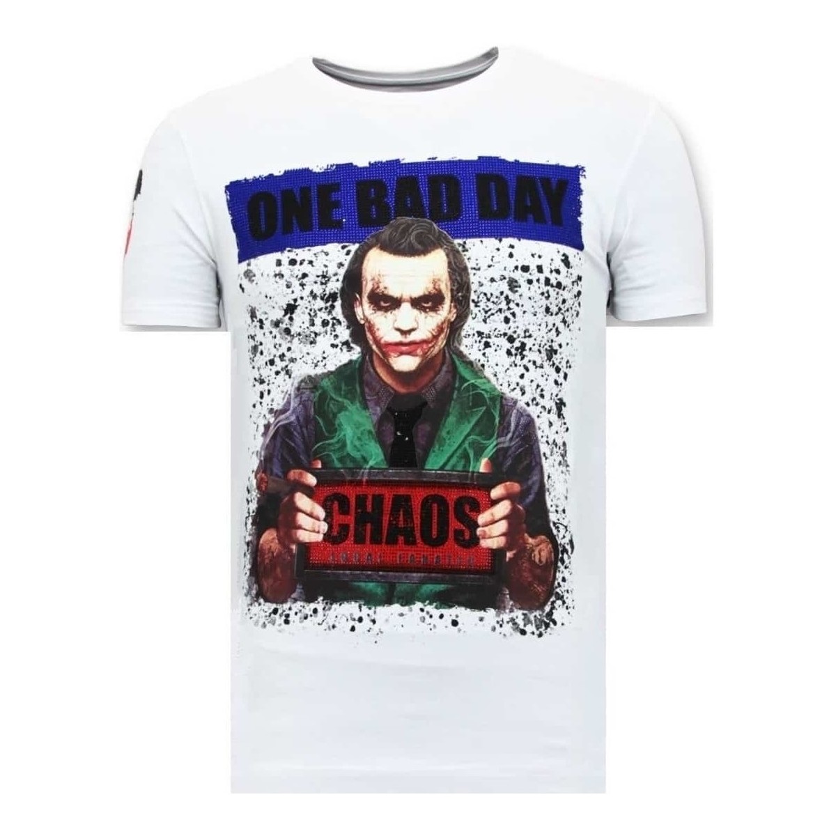 Kleidung Herren T-Shirts Local Fanatic The Joker Man Weiss