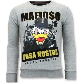 Kleidung Herren Sweatshirts Local Fanatic Cosa Nostra Mafioso Grau