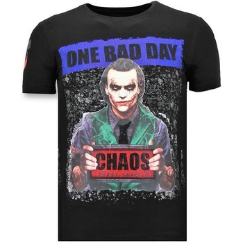 Kleidung Herren T-Shirts Local Fanatic The Joker Man Schwarz