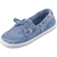 Schuhe Mädchen Derby-Schuhe & Richelieu Natural World Eco Schnuerschuhe 72777-90 washed 72777-90 Blau