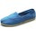 Schuhe Kinder Leinen-Pantoletten mit gefloch Brasileras ESPARGATAS Classic Blau