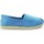 Schuhe Kinder Leinen-Pantoletten mit gefloch Brasileras ESPARGATAS Classic Blau
