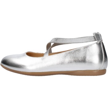 Schuhe Jungen Sneaker Platis - Ballerina argento P2080-2 Silbern