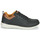 Schuhe Herren Sneaker Low Skechers DELSON 2.0 PLANTON Schwarz / Camel