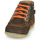 Schuhe Jungen Boots Kickers BONZIP-2 Braun / Orange