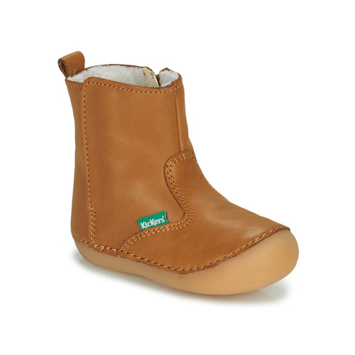 Schuhe Kinder Boots Kickers SOCOOL CHO Camel