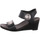 Schuhe Damen Sandalen / Sandaletten Ca Shott Sandaletten casalberta black 61200-370 Schwarz