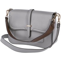 Taschen Damen Handtasche Seidenfelt Mode Accessoires von Isa Bergen grey Grau