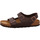 Schuhe Damen Sandalen / Sandaletten Birkenstock Sandaletten Milano BF Dark Brown 034703 Braun
