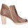Schuhe Damen Ankle Boots Made In Italia 01 Stiefeletten Frau Taupe Multicolor