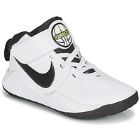 Schuhe Jungen Basketballschuhe Nike TEAM HUSTLE D 9 PS Weiss / Schwarz
