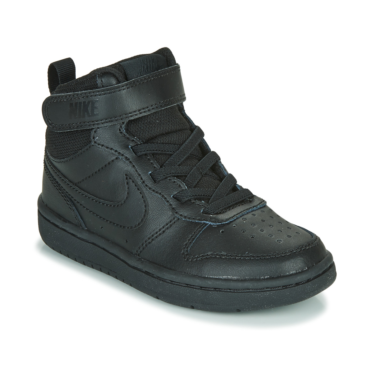 Schuhe Kinder Sneaker High Nike COURT BOROUGH MID 2 PS Schwarz