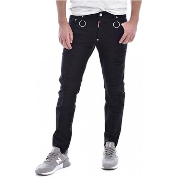 Kleidung Herren Slim Fit Jeans Dsquared S74LB0493 Schwarz