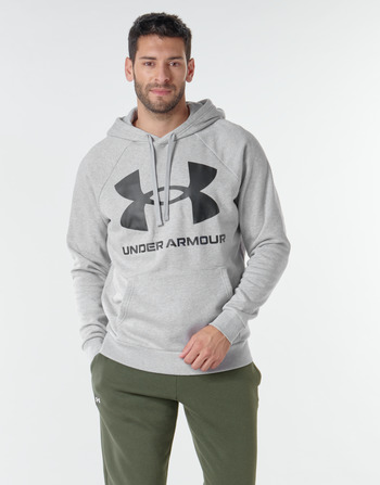 Kleidung Herren Sweatshirts Under Armour UA RIVAL FLEECE BIG LOGO HD Grau