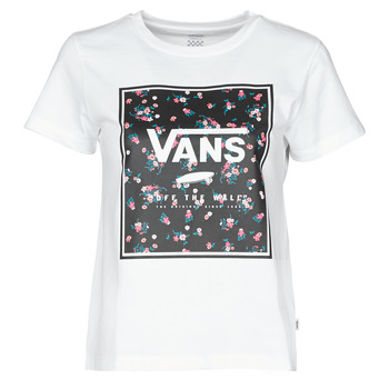 Kleidung Damen T-Shirts Vans BOXED IN BOXY Weiss