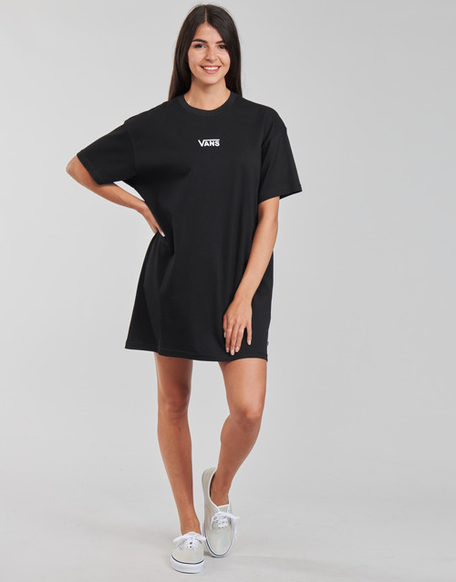 Vans CENTER VEE TEE DRESS Schwarz