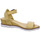 Schuhe Damen Sandalen / Sandaletten Macakitzbühel Sandaletten Sandalette Schnalle Freizeit Gelb 2655-yellow Gelb