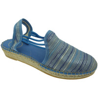 Schuhe Damen Leinen-Pantoletten mit gefloch Toni Pons TOPNOASNblau Blau