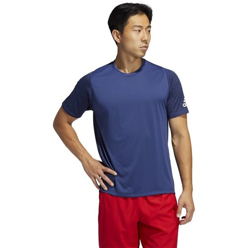 Kleidung Herren T-Shirts adidas Originals Training Weiß, Blau