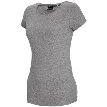 Kleidung Damen T-Shirts 4F TSD001 Grau