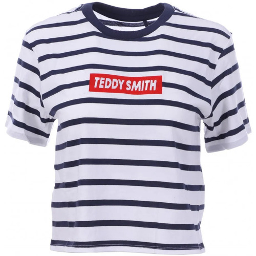Kleidung Damen T-Shirts & Poloshirts Teddy Smith 31014357D Blau