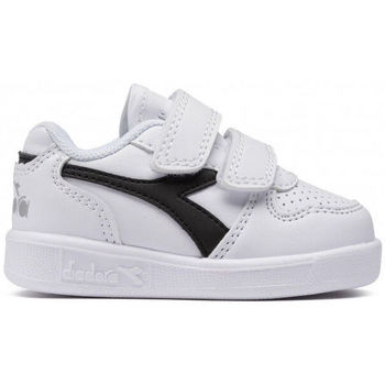 Schuhe Kinder Sneaker Diadora Playground td 101.173302 01 C7916 White/Black/Ash Weiss