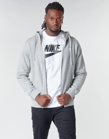 Kleidung Herren Sweatshirts Nike M NSW CLUB HOODIE FZ BB Grau