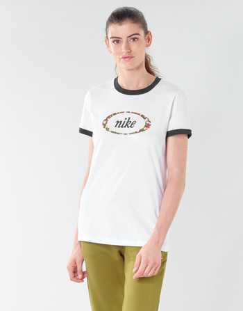 Kleidung Damen T-Shirts Nike W NSW TEE FEMME RINGER Weiss