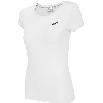 Kleidung Damen T-Shirts 4F NOSH4 TSD001 Biały Weiss