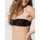 Kleidung Damen Bikini Ober- und Unterteile Luna Bandeau-Badeanzug-Oberteil mit abnehmbaren Rümpfen Homonoia Schwarz