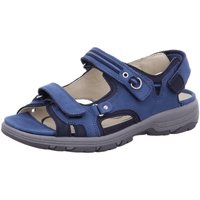 Schuhe Damen Wanderschuhe Waldläufer Sandaletten Herki 361004-691/128 blau