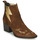 Schuhe Damen Low Boots Fericelli NAUSSON Beige / Gold
