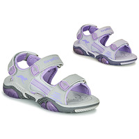 Schuhe Kinder Sportliche Sandalen Kangaroos Sandalshine Grau / Violett