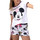 Kleidung Mädchen Pyjamas/ Nachthemden Admas Pyjama-Shorts t-shirt Mickey 28 Disney weiß Weiss