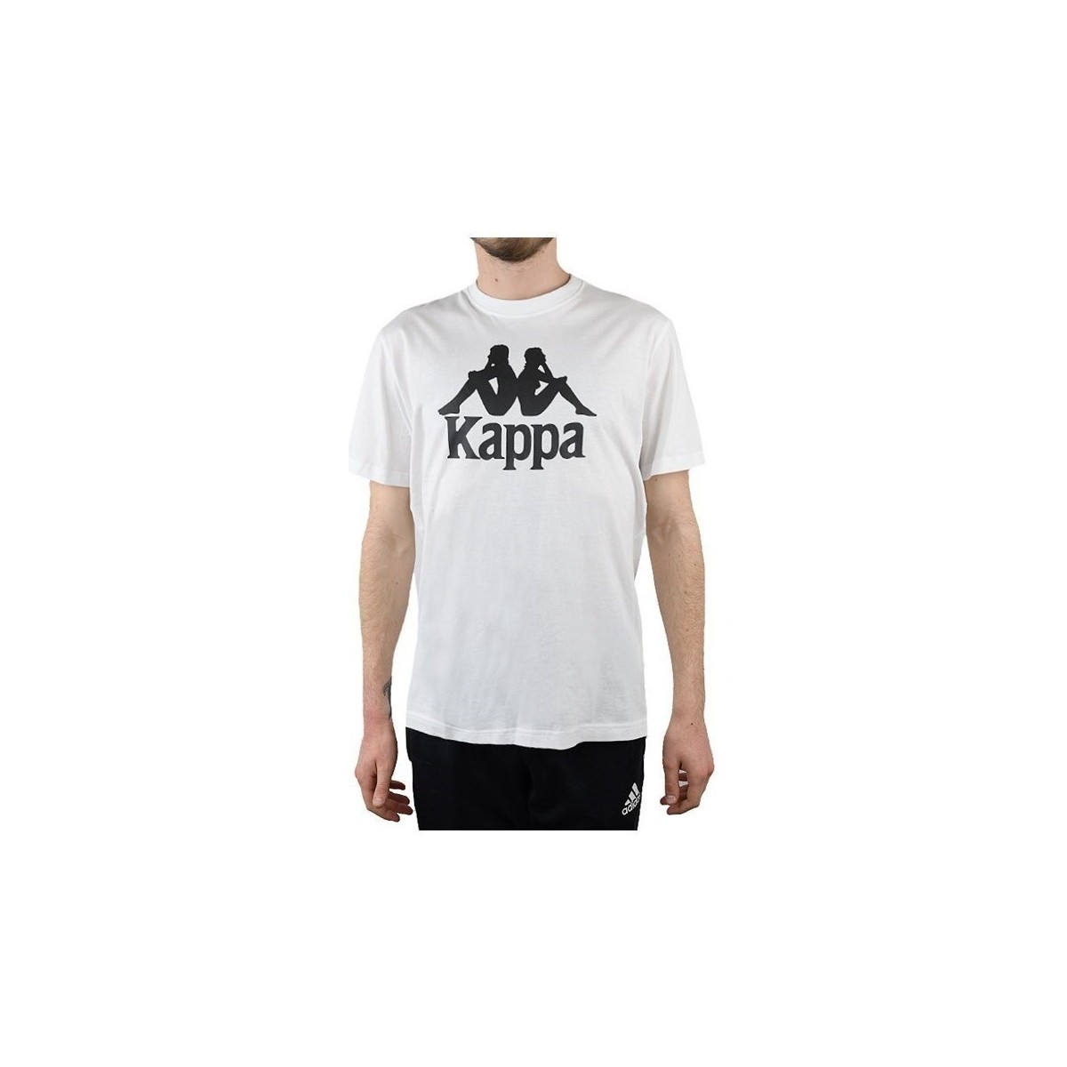Kleidung Herren T-Shirts Kappa Caspar Tshirt Weiss