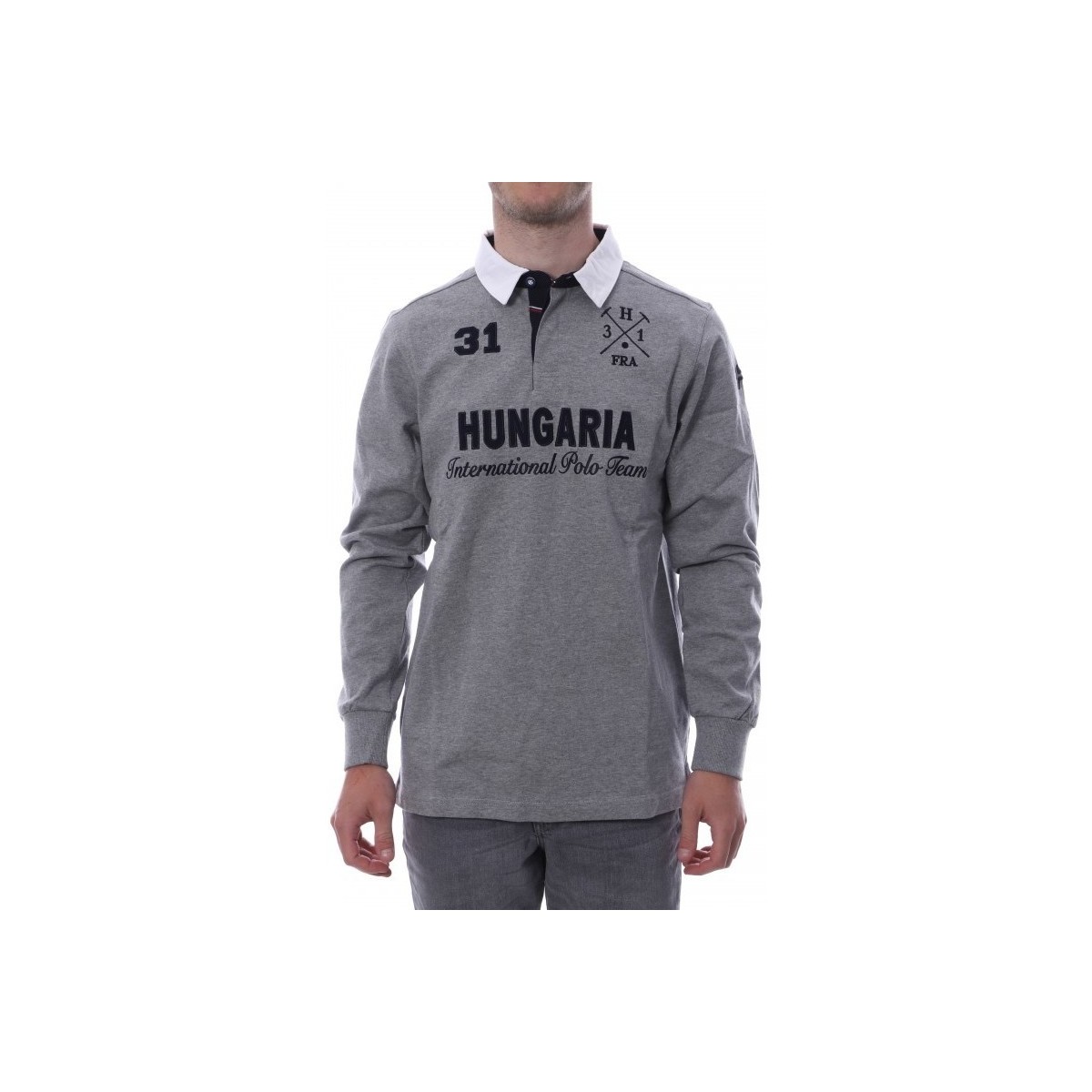 Kleidung Herren T-Shirts & Poloshirts Hungaria H-16TLMOLORE Grau