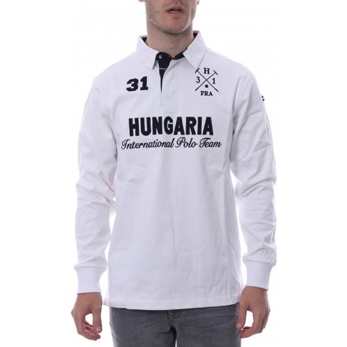 Kleidung Herren T-Shirts & Poloshirts Hungaria H-16TLMOLORE Weiss