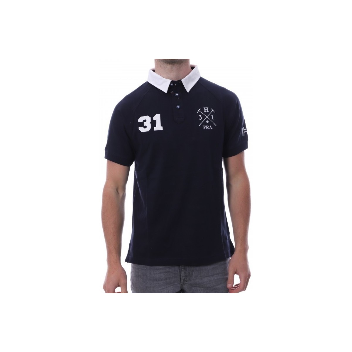 Kleidung Herren T-Shirts & Poloshirts Hungaria H-16TLMODORE Blau
