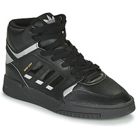 Schuhe Sneaker High adidas Originals DROP STEP Schwarz / Silbern