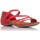 Schuhe Damen Sandalen / Sandaletten Interbios SCHUHE  4476 Rot
