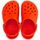 Schuhe Kinder Pantoffel Crocs CR.204536-TANG Tangerine