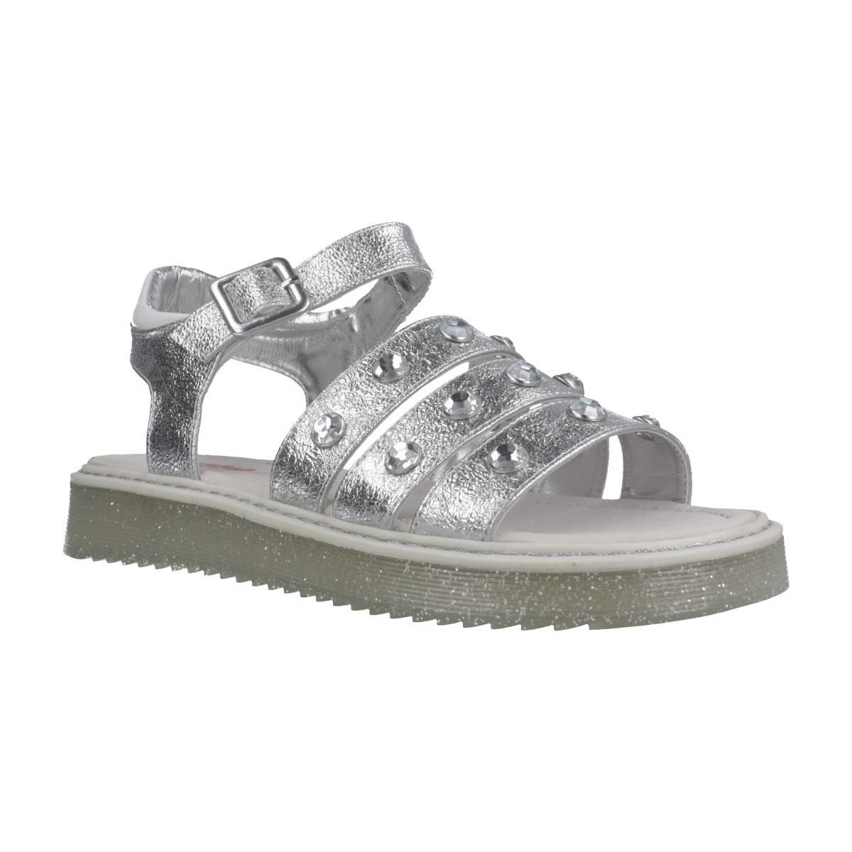 Schuhe Mädchen Sandalen / Sandaletten Asso AG6703 Silbern