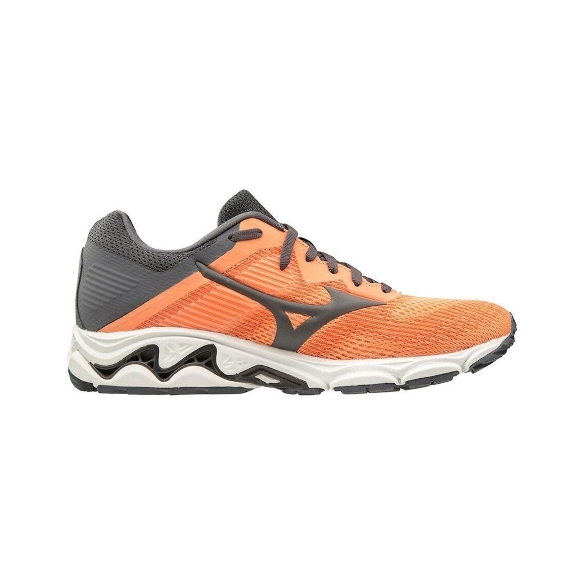 Schuhe Damen Laufschuhe Mizuno Wave Inspire 16 W Grau, Weiß, Orangefarbig