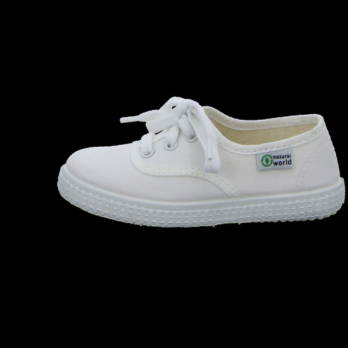 Schuhe Jungen Babyschuhe Natural World Eco Low 52000-05 white organic cotton 52000-05 Weiss