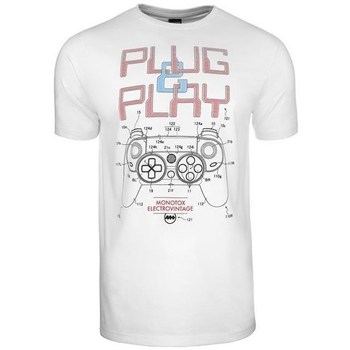 Kleidung Herren T-Shirts Monotox Plugplay Weiss