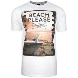 Kleidung Herren T-Shirts Monotox Beach Orangefarbig, Weiß