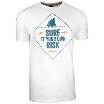 Kleidung Herren T-Shirts Monotox Surf Risk Weiss