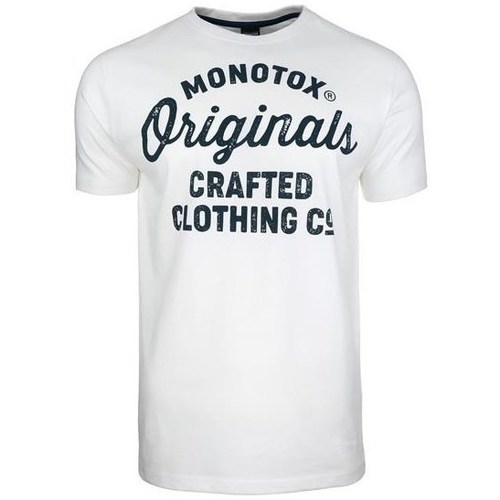 Kleidung Herren T-Shirts Monotox Originals Crafted Weiss