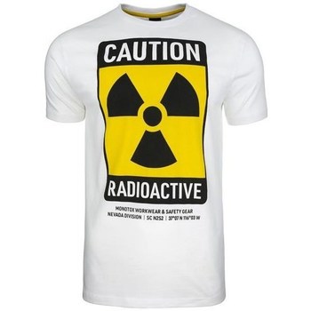 Kleidung Herren T-Shirts Monotox Radioactive Weiß, Gelb